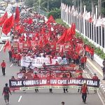 Besok, Belasan Ribu Buruh Akan Aksi Serentak Tolak Omnibus Law