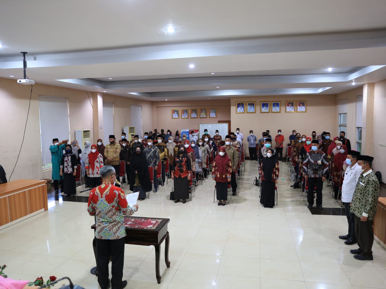 Budiman Lantik 65 Pejabat Struktural Pemkab Luwu Timur