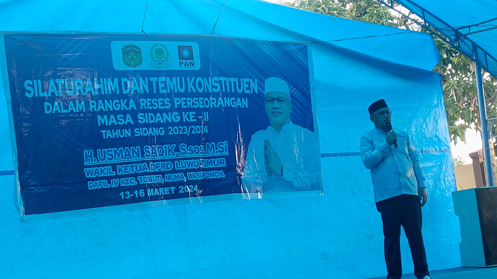 Wakil II DPRD Kabupaten Luwu Timur, H.Usman Sadik,S.Sos, M.Si