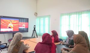 Ketua DWP Lutim Hadiri Silaturahmi DWP Pusat Secara Virtual