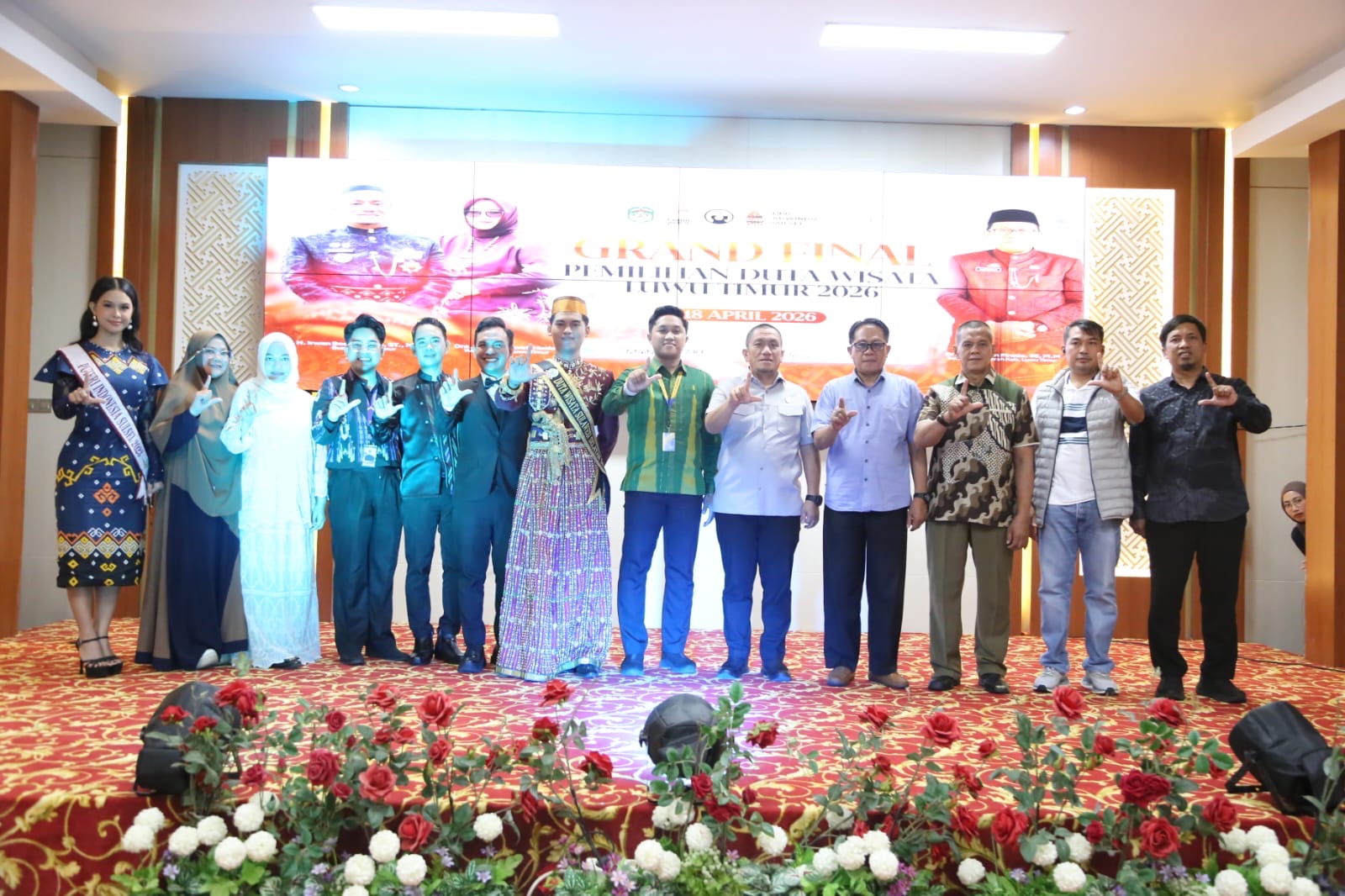 Bupati Irwan Hadiri Grand Final Duta Wisata Lutim 2026, Ini Daftar Juaranya