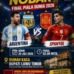 Final Piala Dunia 2026: Pemkab Luwu Timur Gelar Nobar Serentak di 11 Kecamatan
